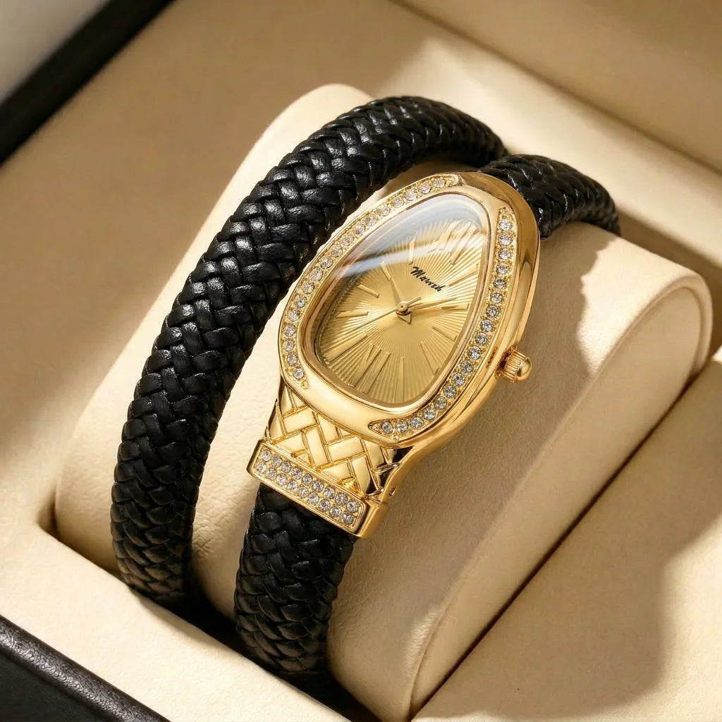 1 Exquisite Chain Watch with Elegant White Dial, Shiny Decorative Design, Stylish and Versatile, Essential for Daily Commute