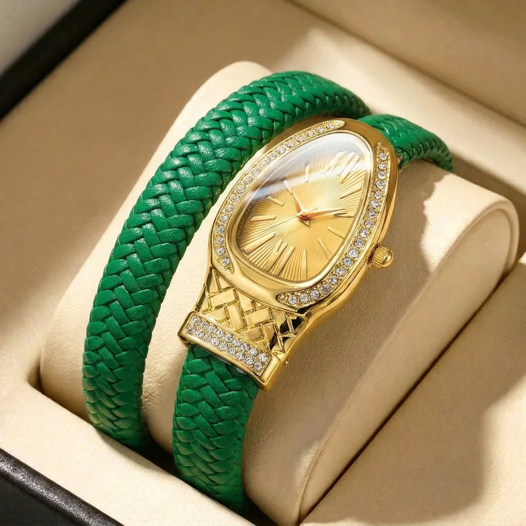 1 Exquisite Chain Watch with Elegant White Dial, Shiny Decorative Design, Stylish and Versatile, Essential for Daily Commute